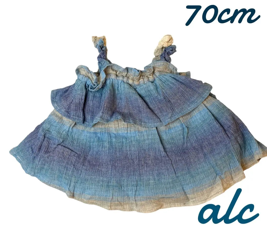 ALC Arc Camisola Enteriza Niña 70 Bebé Verano Azul Azul | alc アルク キャミソール ワンピース 女の子 70 ベビー 夏 ブルー 青