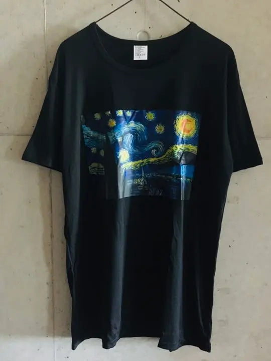 [★New★Unused★Men's L] Van Gogh Starry Night T-shirt