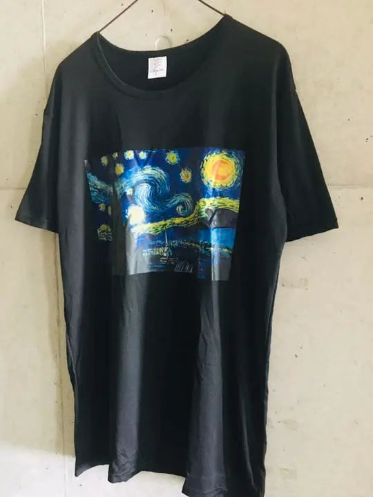 [★New★Unused★Men's L] Van Gogh Starry Night T-shirt