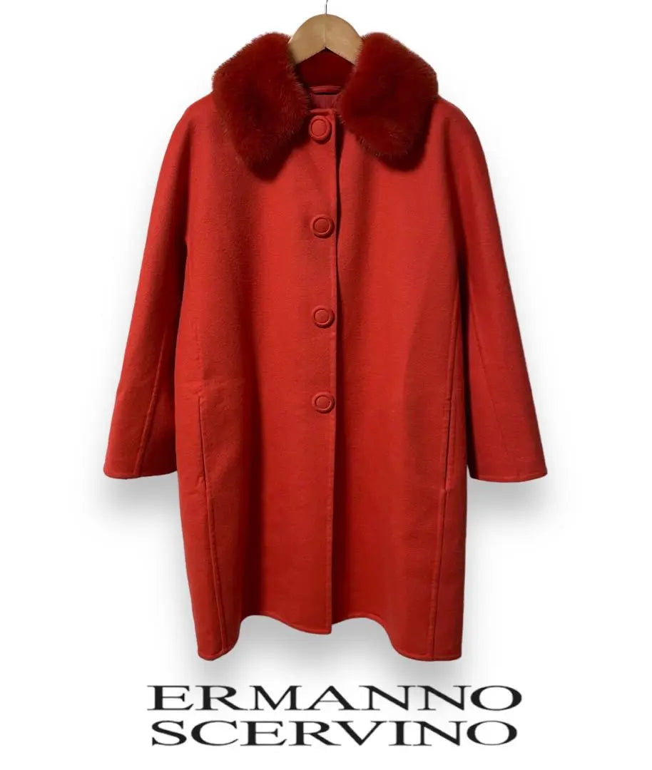 Rare Elmanno Shaelvino Virgin Wool Coat