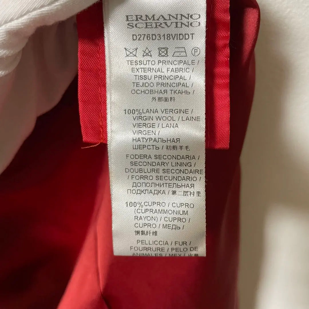 Rare Elmanno Shaelvino Virgin Wool Coat