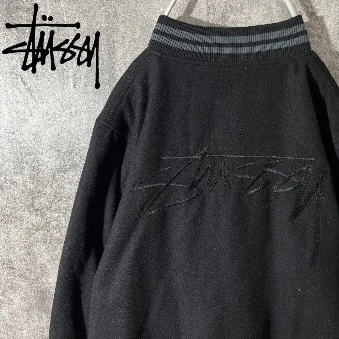 [Very popular] Stussy Staff Jacket Stock Logo Presence ◎ Rare ◎ Embroidery