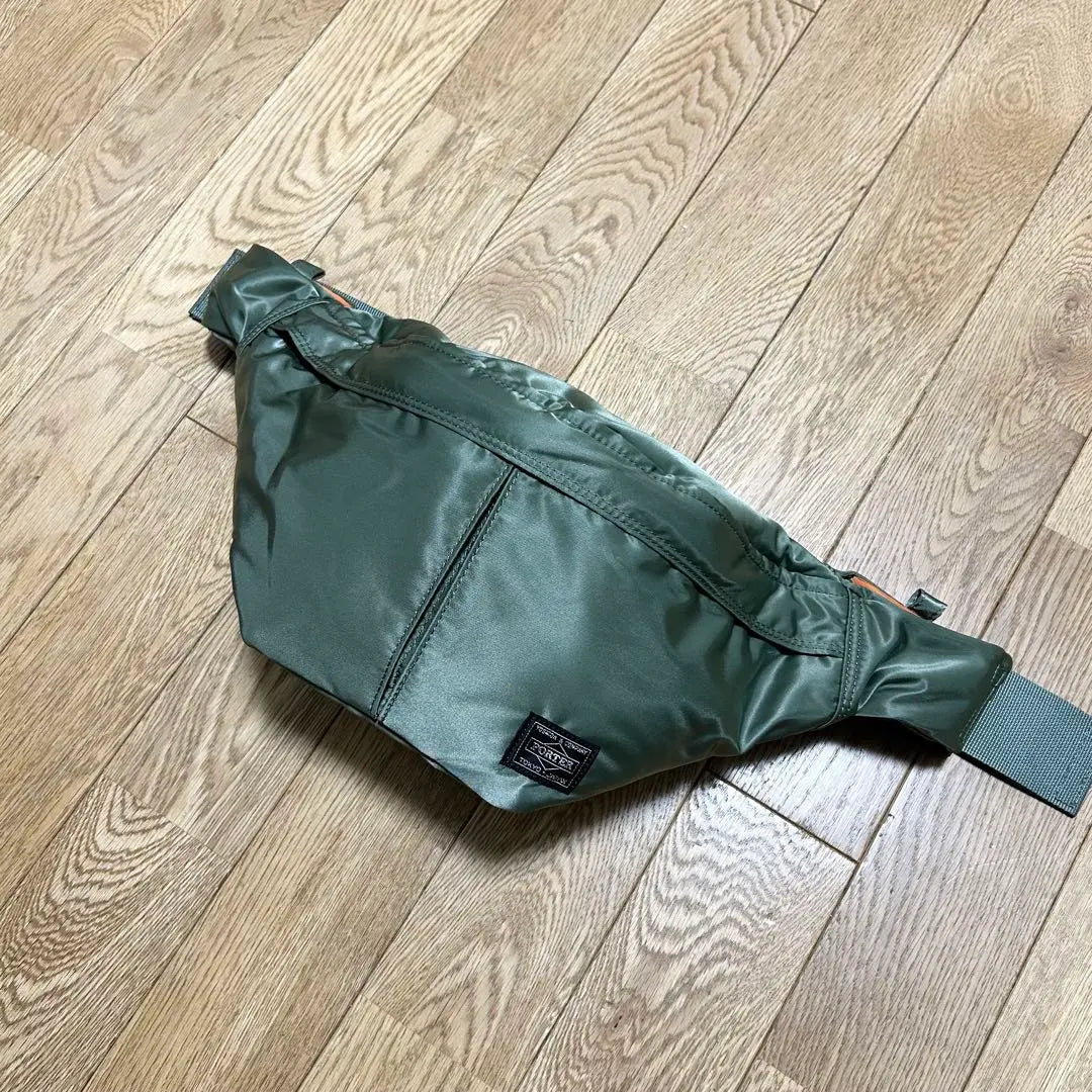 Unused PORTER Tanker Waist Bag Sage Green L