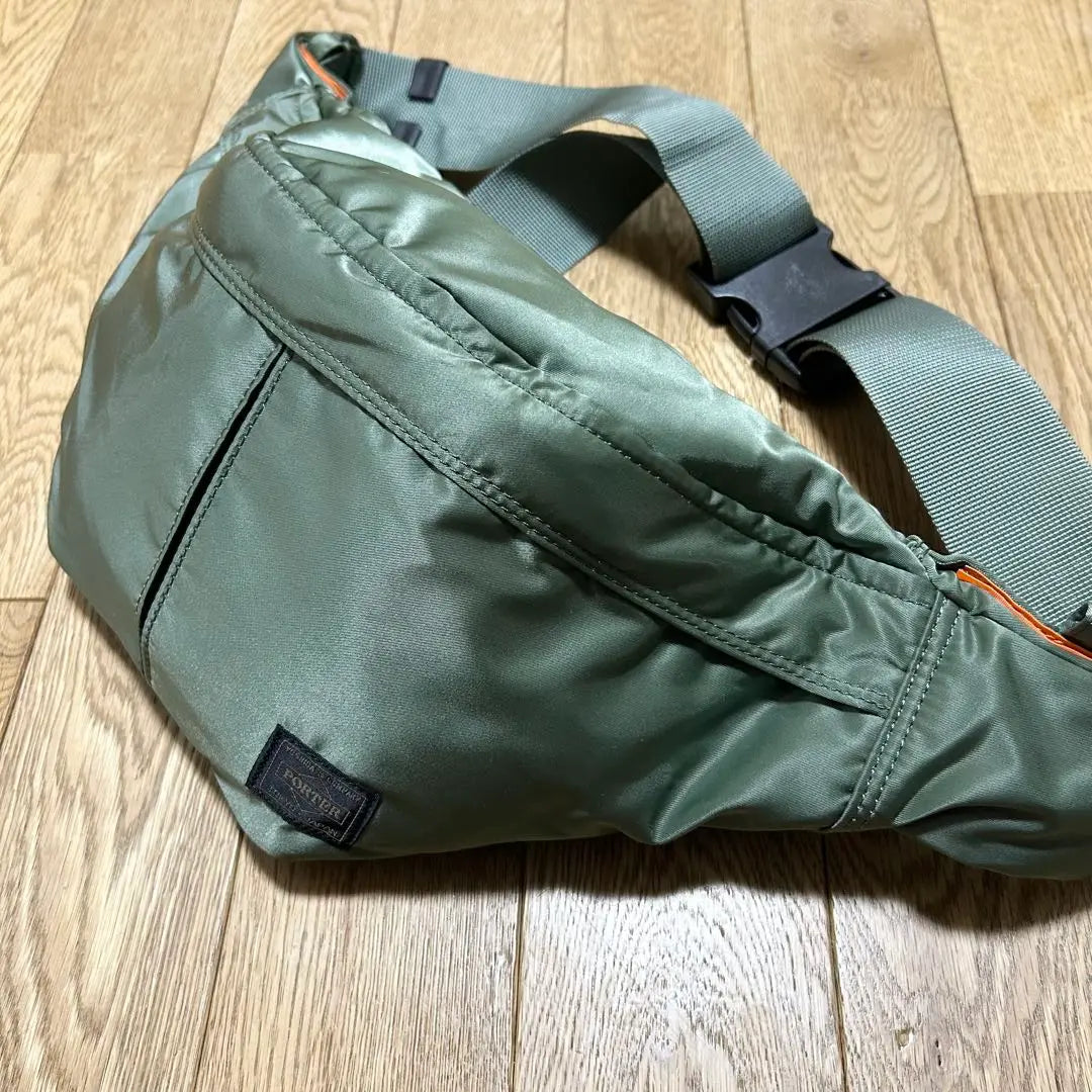 Unused PORTER Tanker Waist Bag Sage Green L