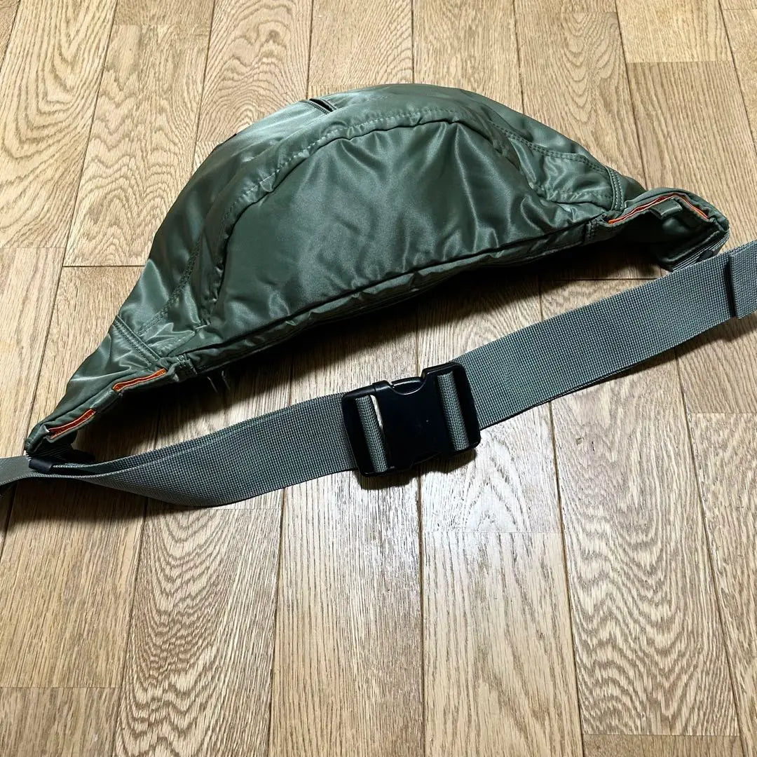 Unused PORTER Tanker Waist Bag Sage Green L