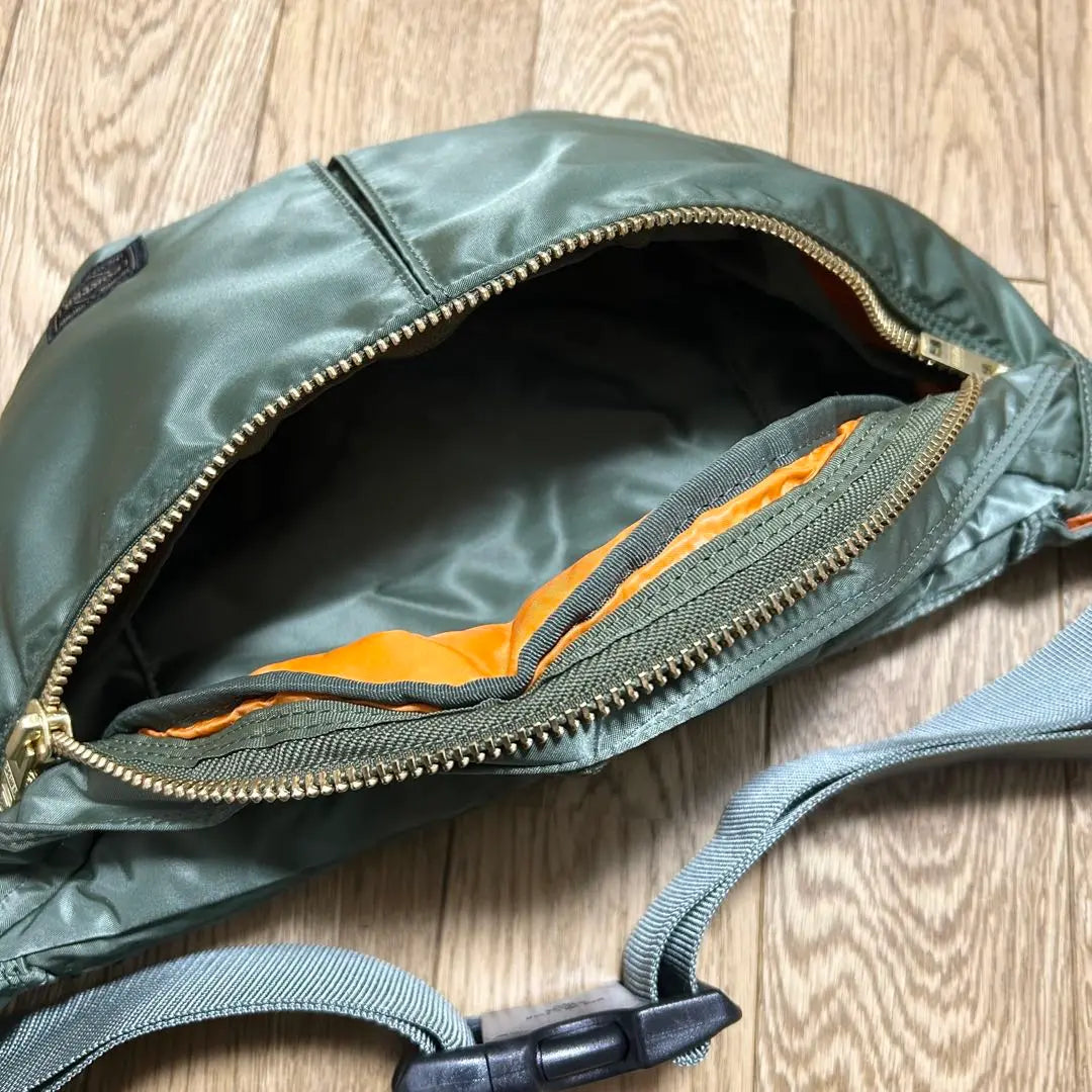 Unused PORTER Tanker Waist Bag Sage Green L