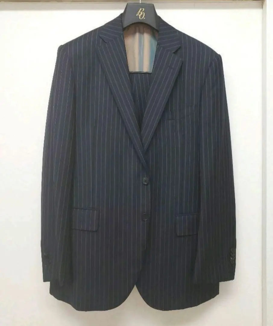 Italian Delphino fabric navy men's jacket