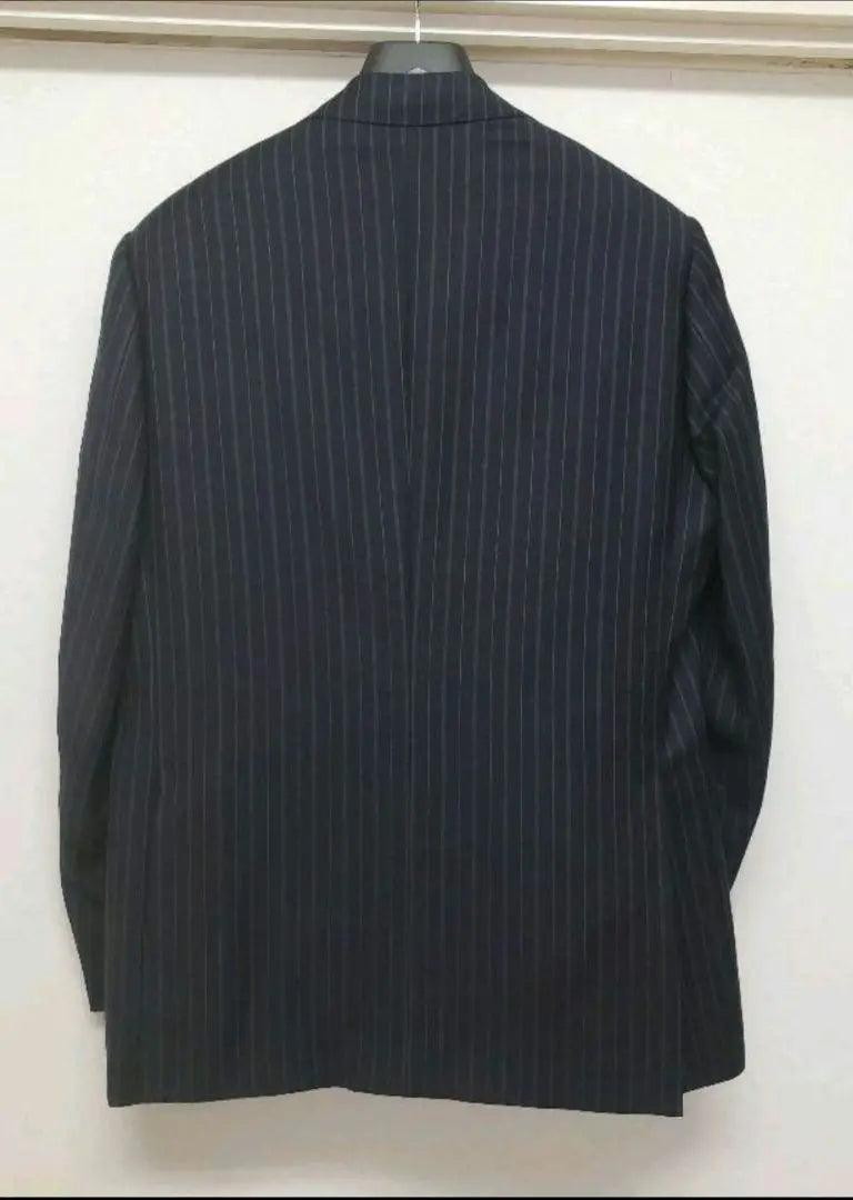 Italian Delphino fabric navy men's jacket