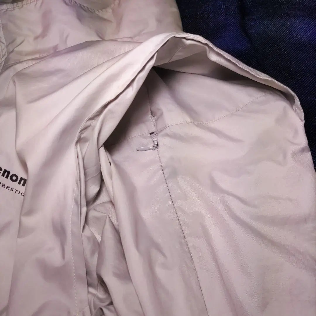 Renoma Windbreaker, white light gray, sleeves open and closure