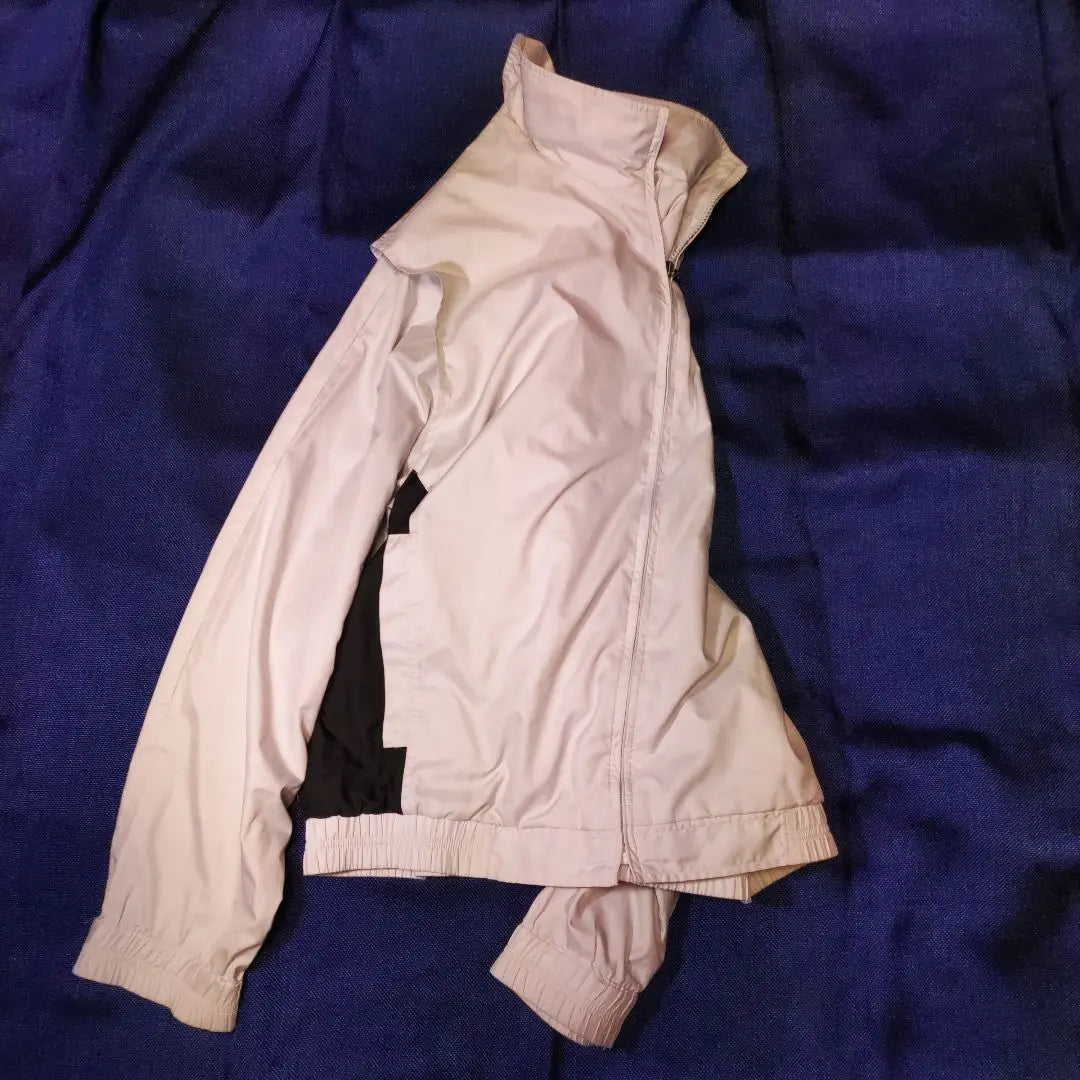 Renoma Windbreaker, white light gray, sleeves open and closure