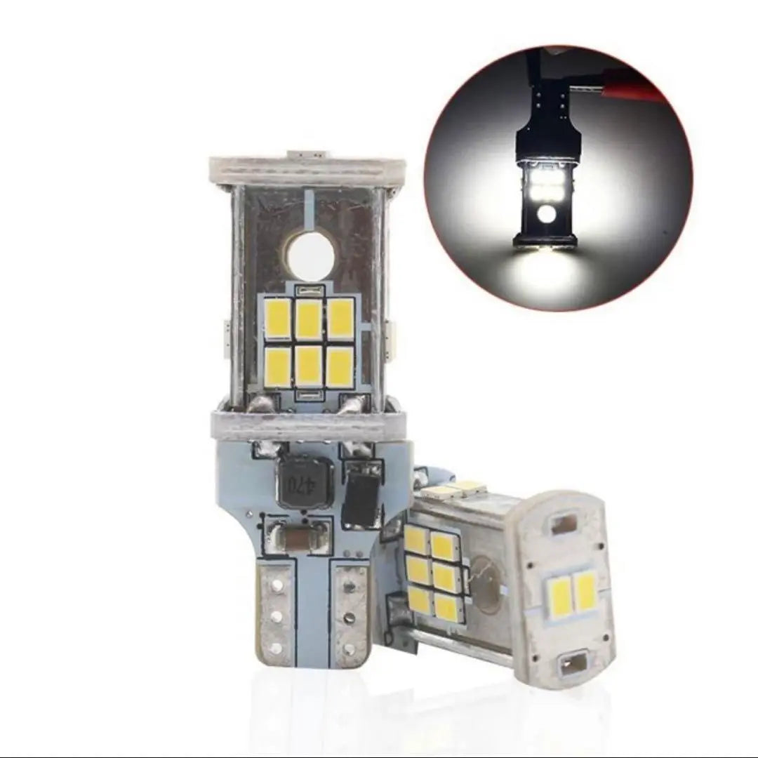 2 bombillas LED Canbus T10 3030 12SMD para luz de lectura interior