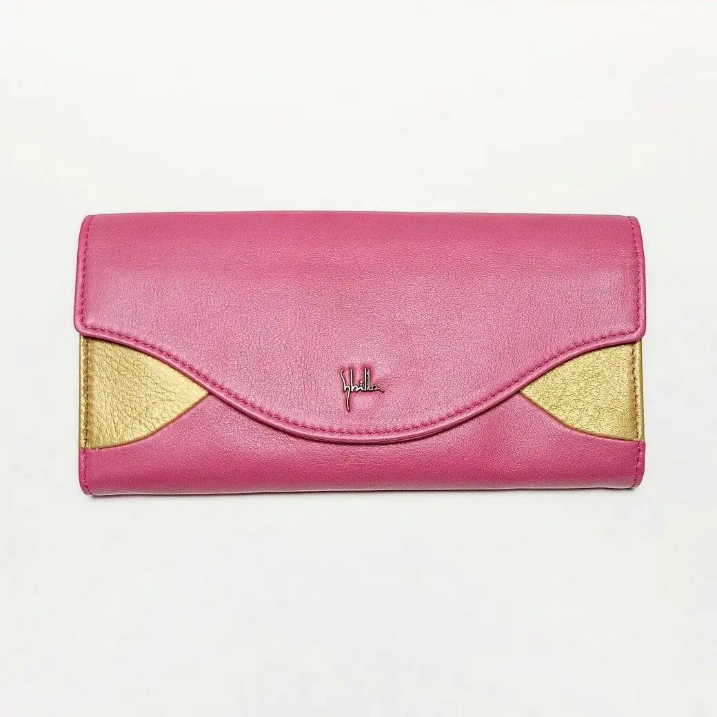 ┈Sybilla┈ Cartera larga/Rosa/Piel de vacuno