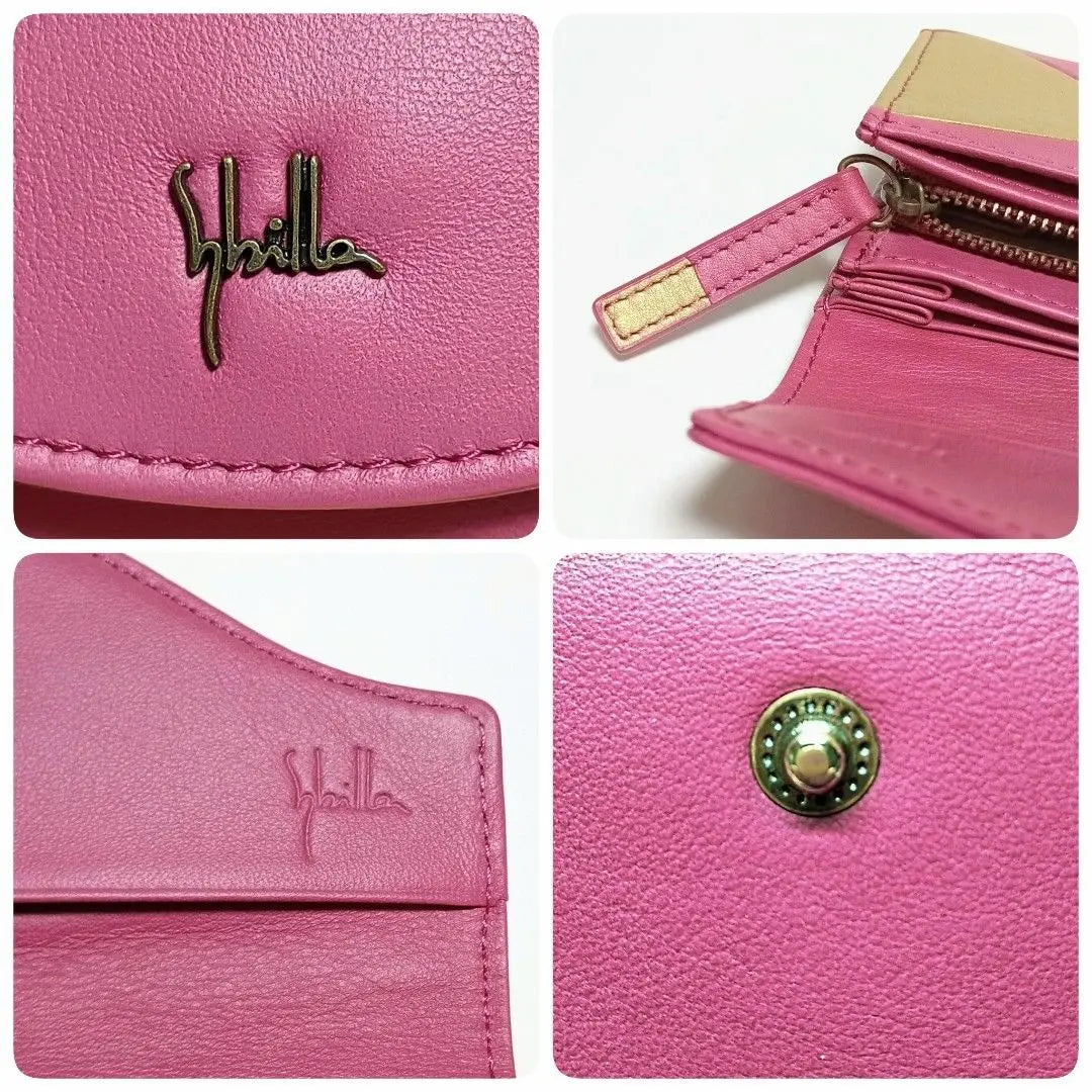 ┈Sybilla┈ Cartera larga/Rosa/Piel de vacuno