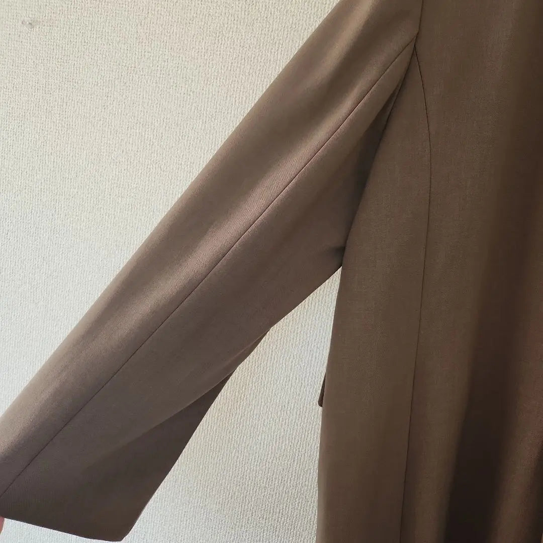 Reenda Slit Sleeve W Tailored Jacket Khaki Brown