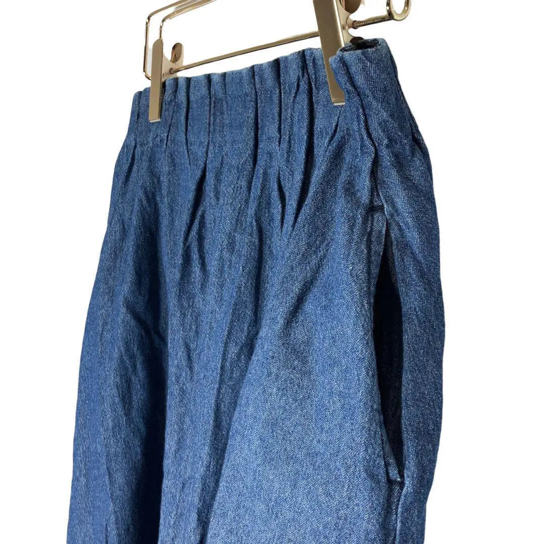 Women's Denim Skirt [M] Cotton Faded