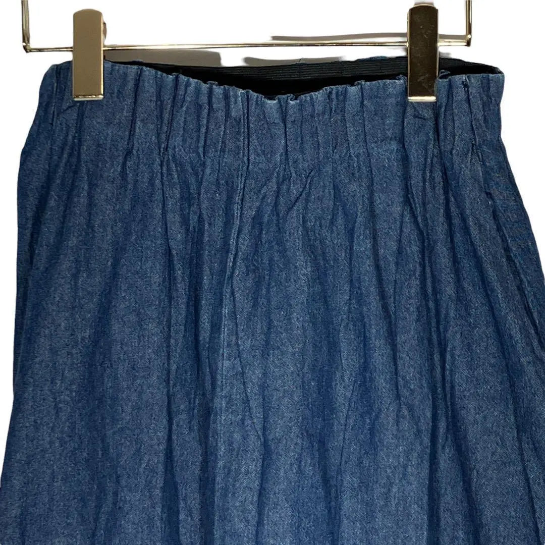 Women's Denim Skirt [M] Cotton Faded