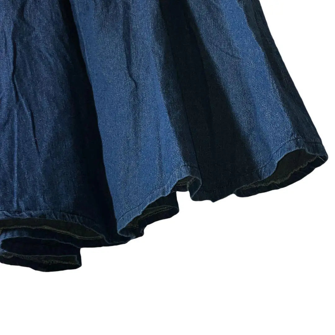 Women's Denim Skirt [M] Cotton Faded