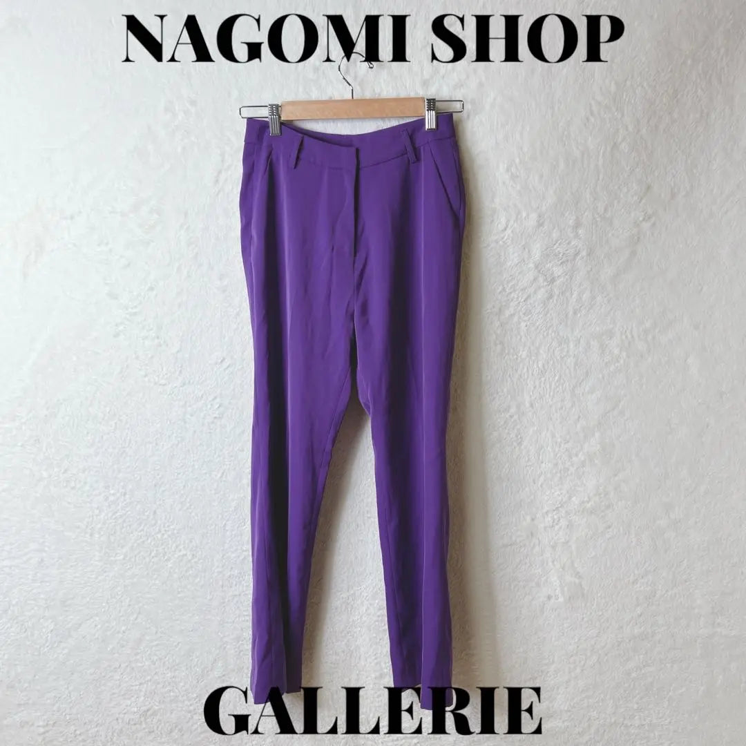 Gallery Straight Pants Purple Casual Simple Spring/Summer F