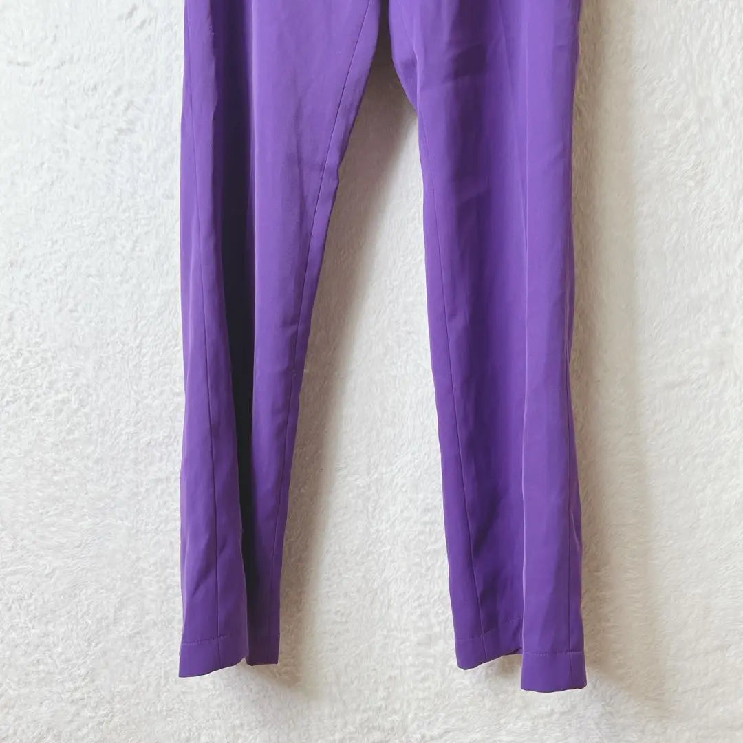 Gallery Straight Pants Purple Casual Simple Spring/Summer F