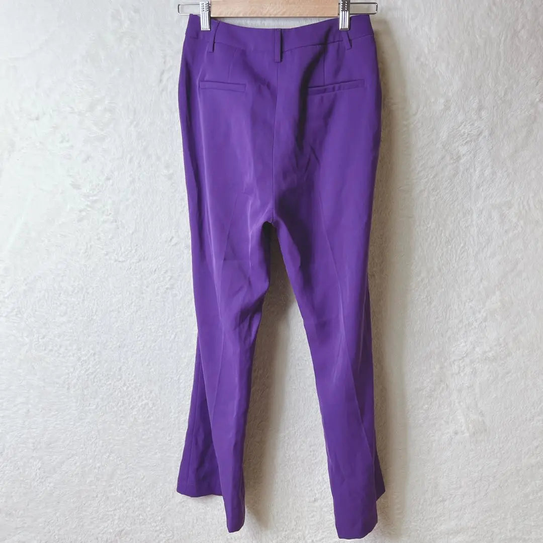 Gallery Straight Pants Purple Casual Simple Spring/Summer F