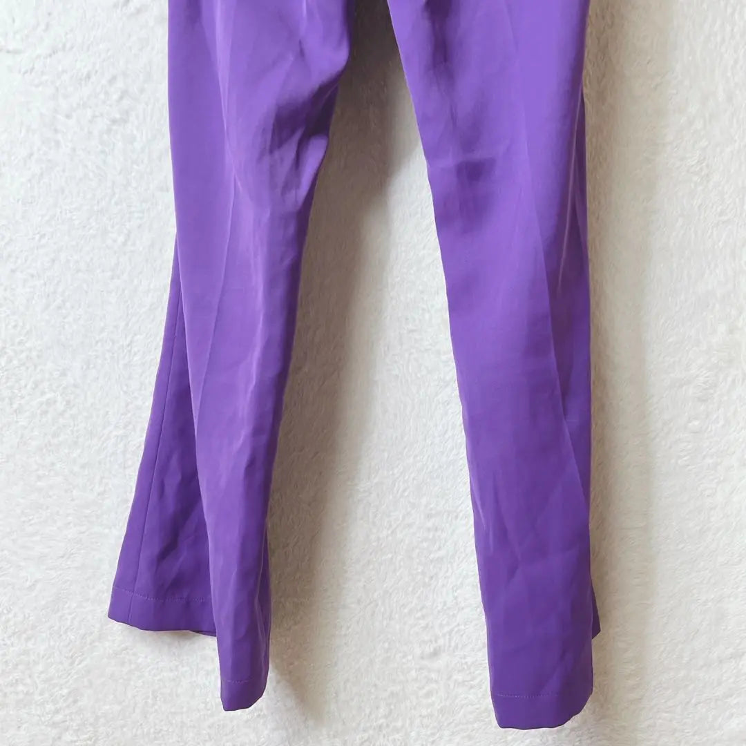 Gallery Straight Pants Purple Casual Simple Spring/Summer F