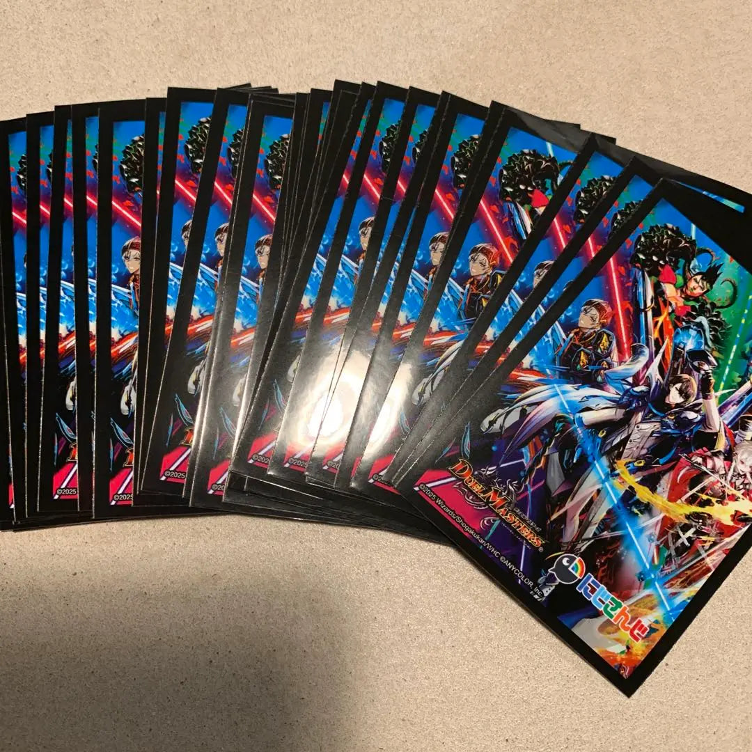 Nijisanji Sleeves 40 pieces Male Liver B Duel Masters Duel Ma