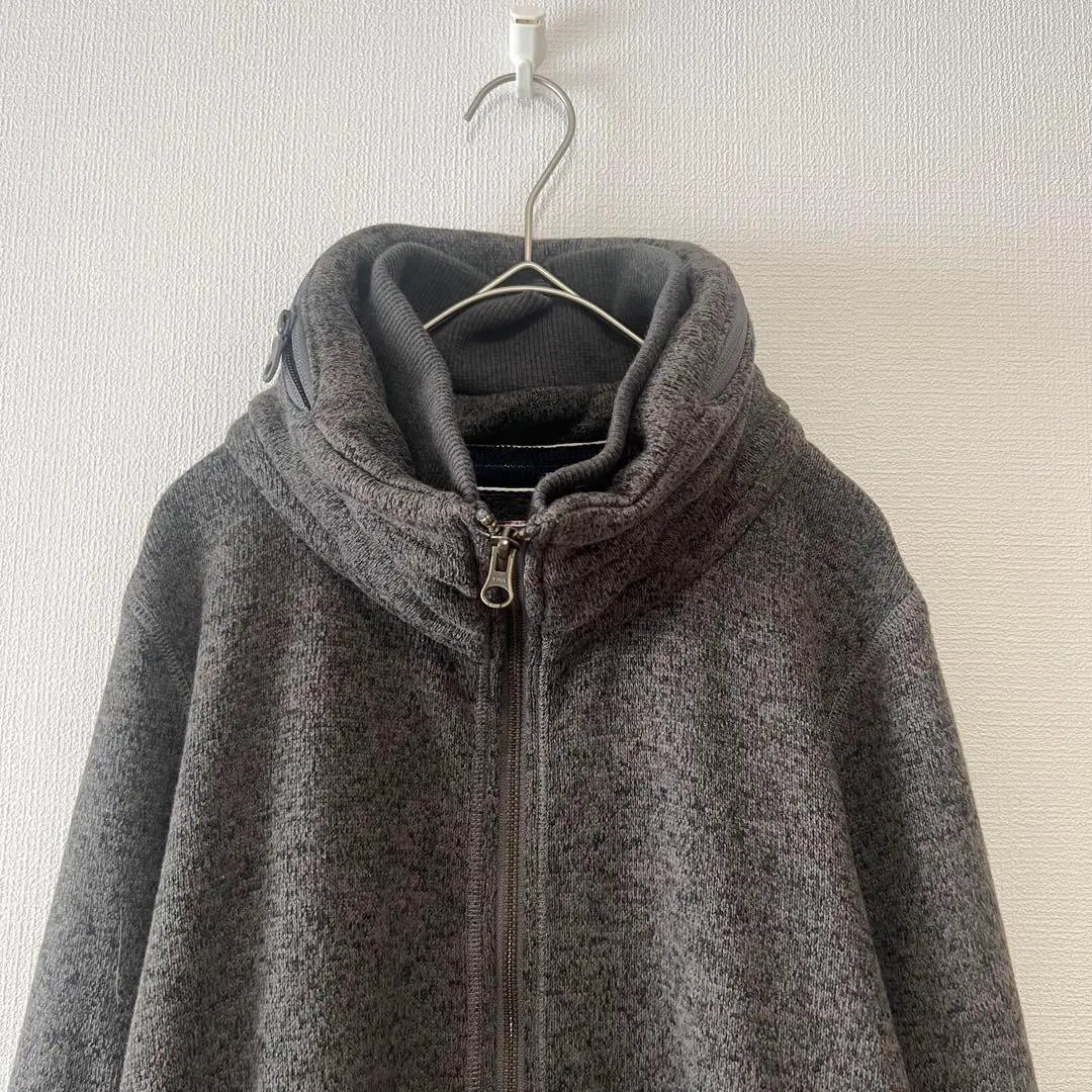 ⭐️ [X'TYLE X style] Sudadera gris con cremallera y capucha cepillada en la espalda