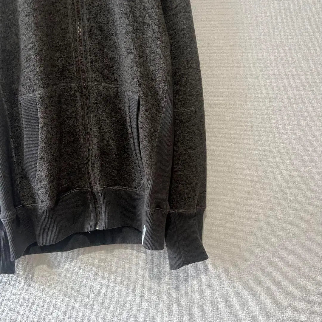 ⭐️ [X'TYLE X style] Sudadera gris con cremallera y capucha cepillada en la espalda