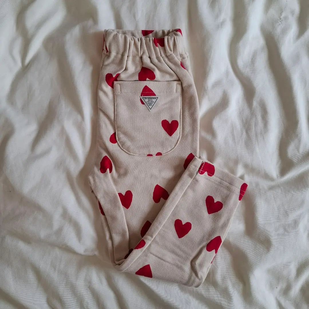 New [Breeze] Dice Pants Set Heart Pattern 100