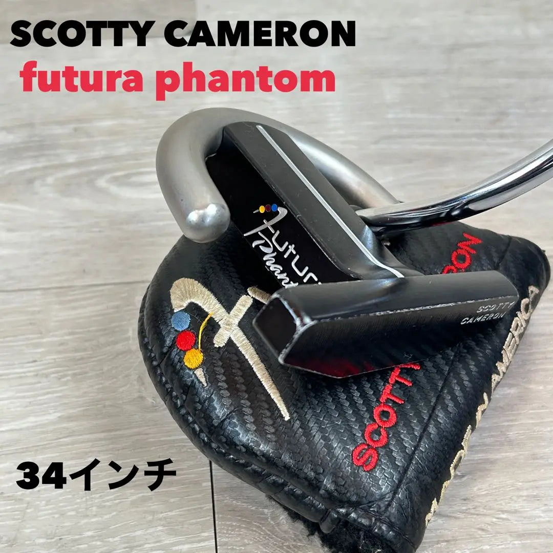 【¡Raro! 】Mazo Scotty Cameron Fortura Phantom de 34 pulgadas