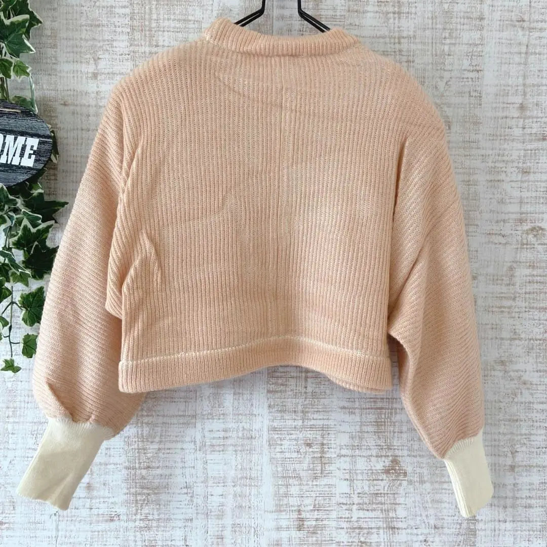 [ELMOREA] New Elmoria Short Cardigan XL Hair Orange