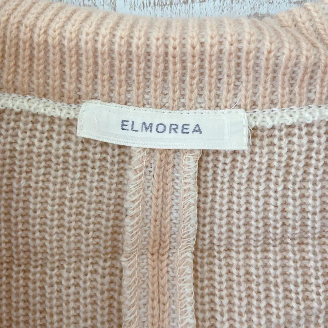 [ELMOREA] New Elmoria Short Cardigan XL Hair Orange