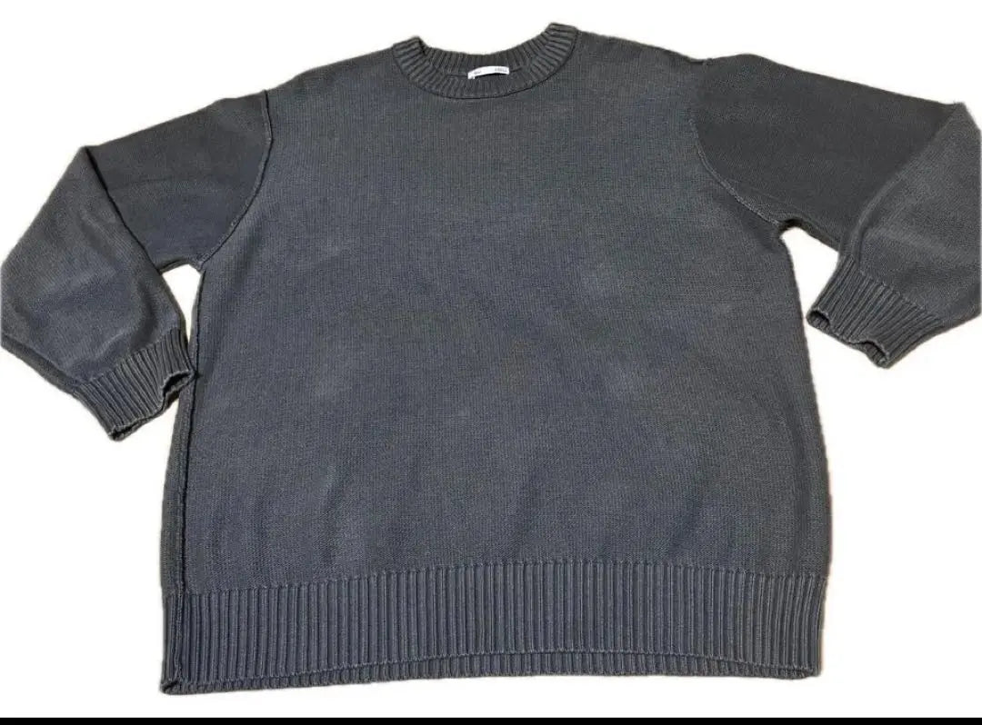 Washed Crew Neck Sweater