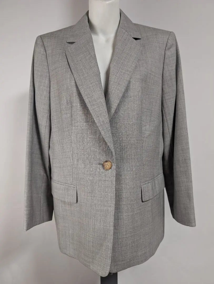 Burberry BURBERRY Grey Beautiful Tailored Jacket with Logo