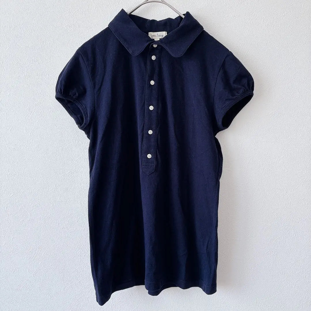 Lope Picnic Tops Polo Shirt Cotton Blend Casual Simple Tight M