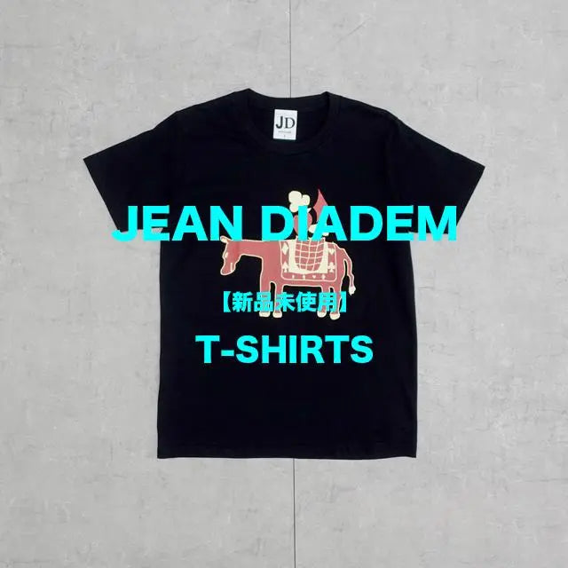 【New Product Not Used】JEAN DIADEM /PRINT T-SHIRTS BLACK