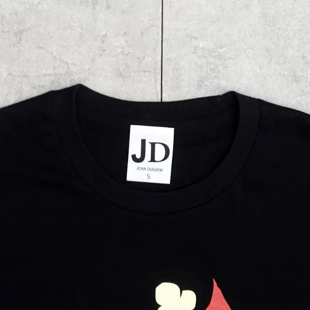 【New Product Not Used】JEAN DIADEM /PRINT T-SHIRTS BLACK