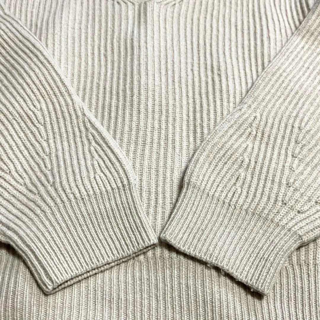 Rougevifback Race Up Knit Sweater V neck Ribbon A4L009 | ルージュヴィフ バックレースアップニット セーター Vネック リボンa4l009