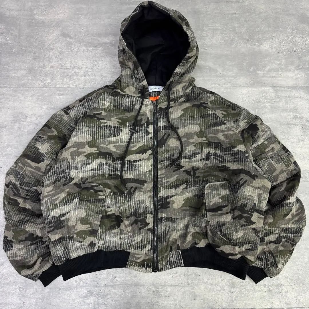 [Immediate shipping] Camouflage flight blouson oversized