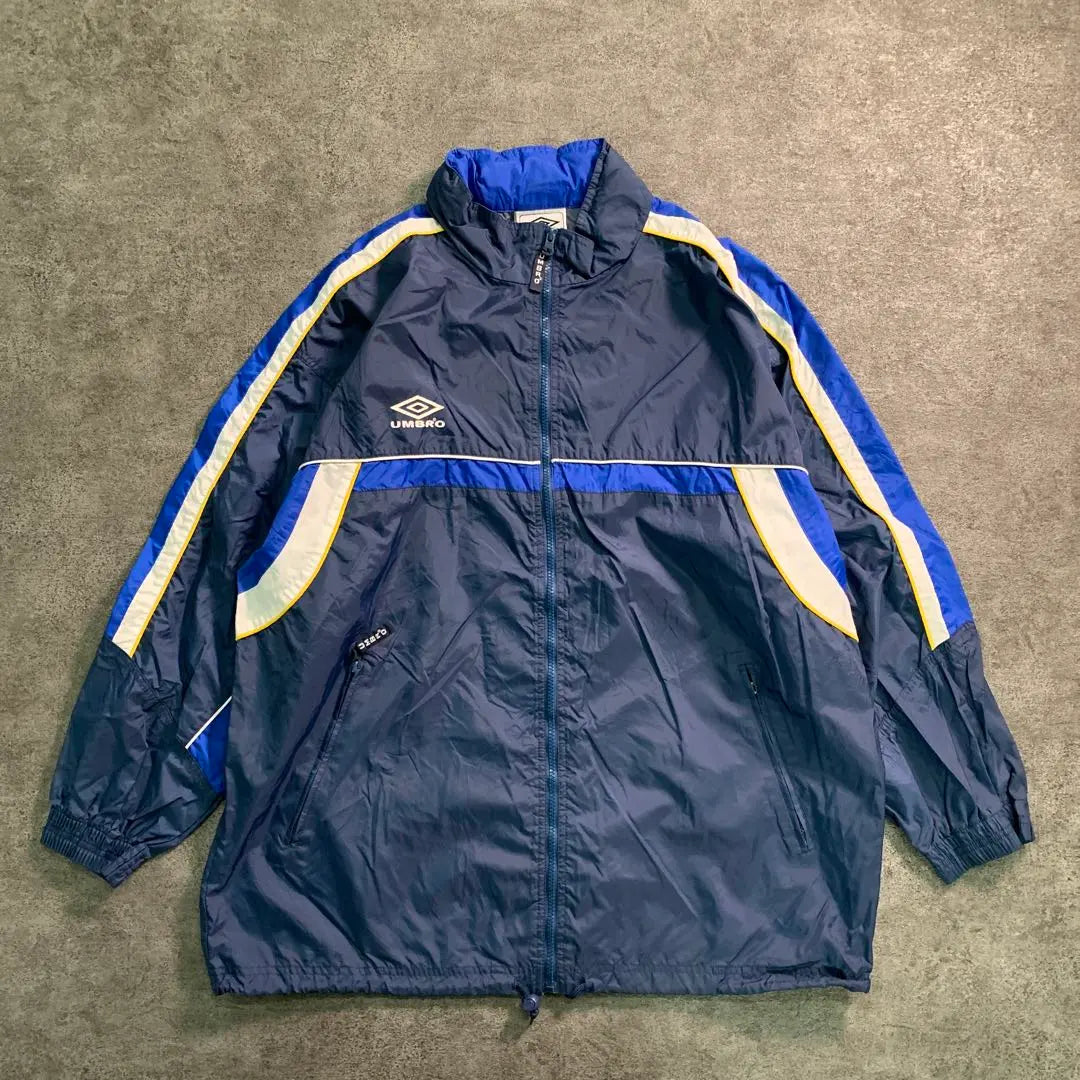 [UMBRO] Zip -up jacket sports old clothes USED6TLA1