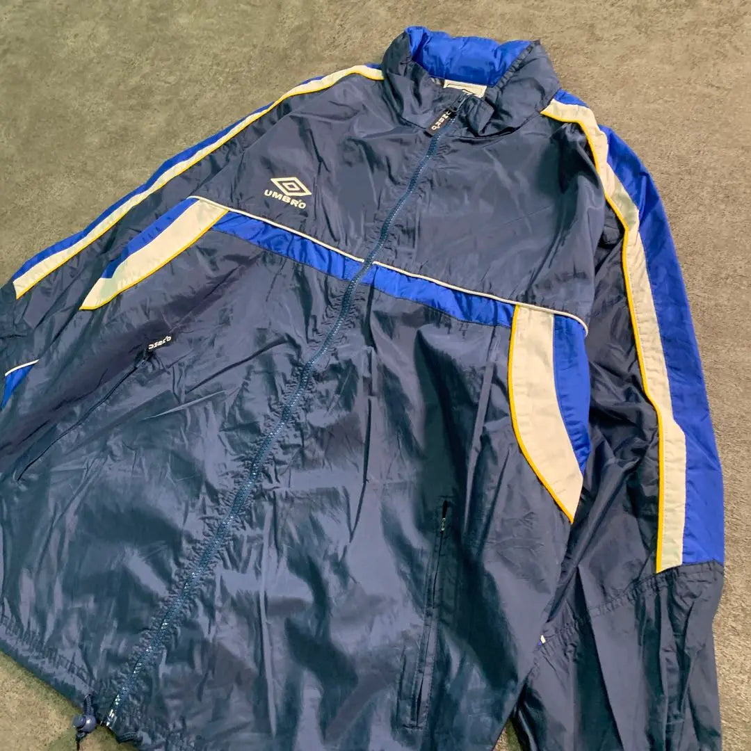 [UMBRO] Zip -up jacket sports old clothes USED6TLA1