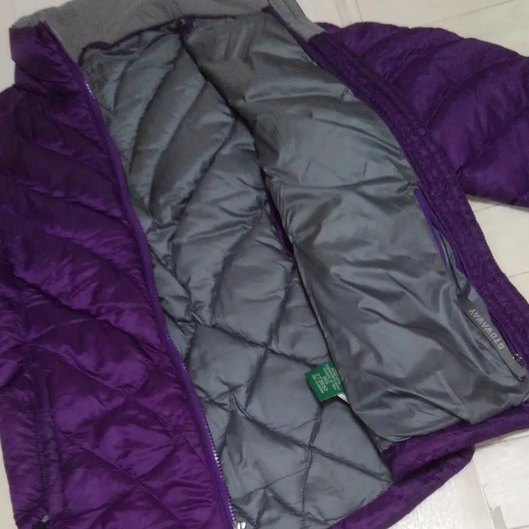 LL Bean Down Jacket Purple 850FP Nylon Shell | LLビーン ダウンジャケット 紫 850FP ナイロンシェル