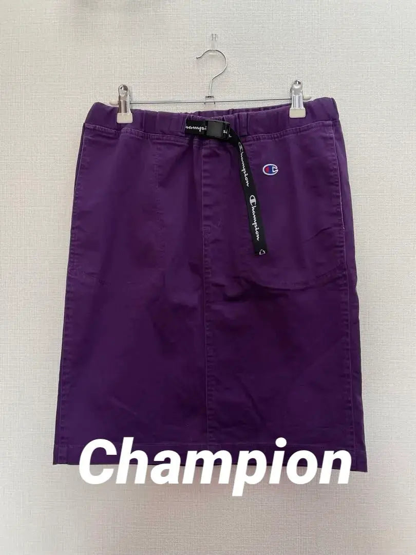 Falda con cinturón Champion para mujer talla M morado