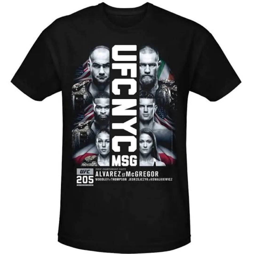 ☆【Nueva y sin usar】【Súper rara】Camiseta conmemorativa Conor McGregor UFC205