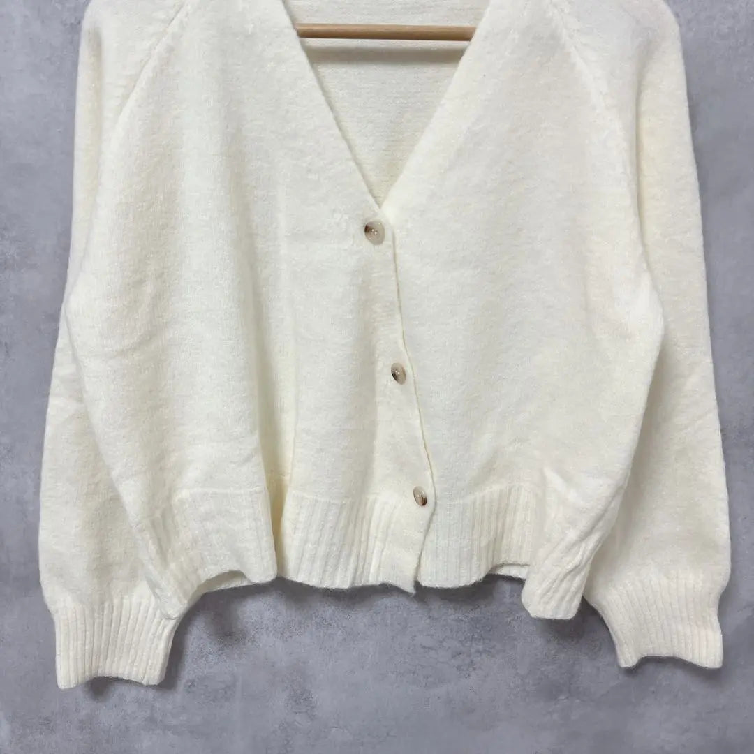 CALLAUTIA Karautia V neck cardigan asymmetric beautiful goods | callautia カラウティア　Vネックカーディガン アシンメトリー　美品