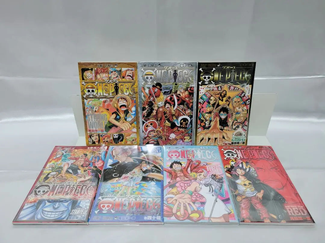 ONEPIECE ya publicó el volumen completo 110 volúmenes+Libros relacionados/Todos los volúmenes con cubierta transparente/productos hermosos W05 | ONEPIECE既刊全巻110巻+関連本/全巻クリアブックカバー付き/美品W05