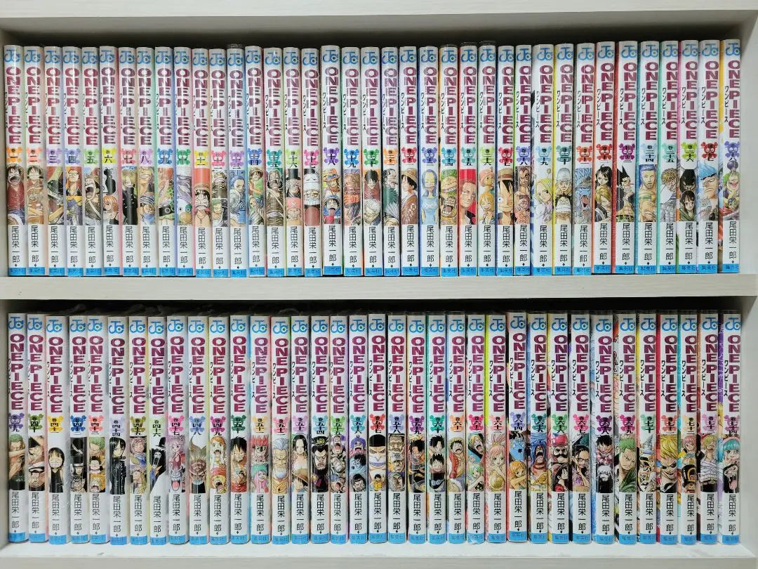 ONEPIECE ya publicó el volumen completo 110 volúmenes+Libros relacionados/Todos los volúmenes con cubierta transparente/productos hermosos W05 | ONEPIECE既刊全巻110巻+関連本/全巻クリアブックカバー付き/美品W05