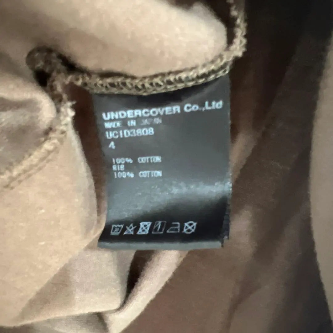 Envío inmediato! UNDERCOVER UC1D3808 Marrón talla 4 | 即発送！UNDERCOVER UC1D3808 ブラウン サイズ4