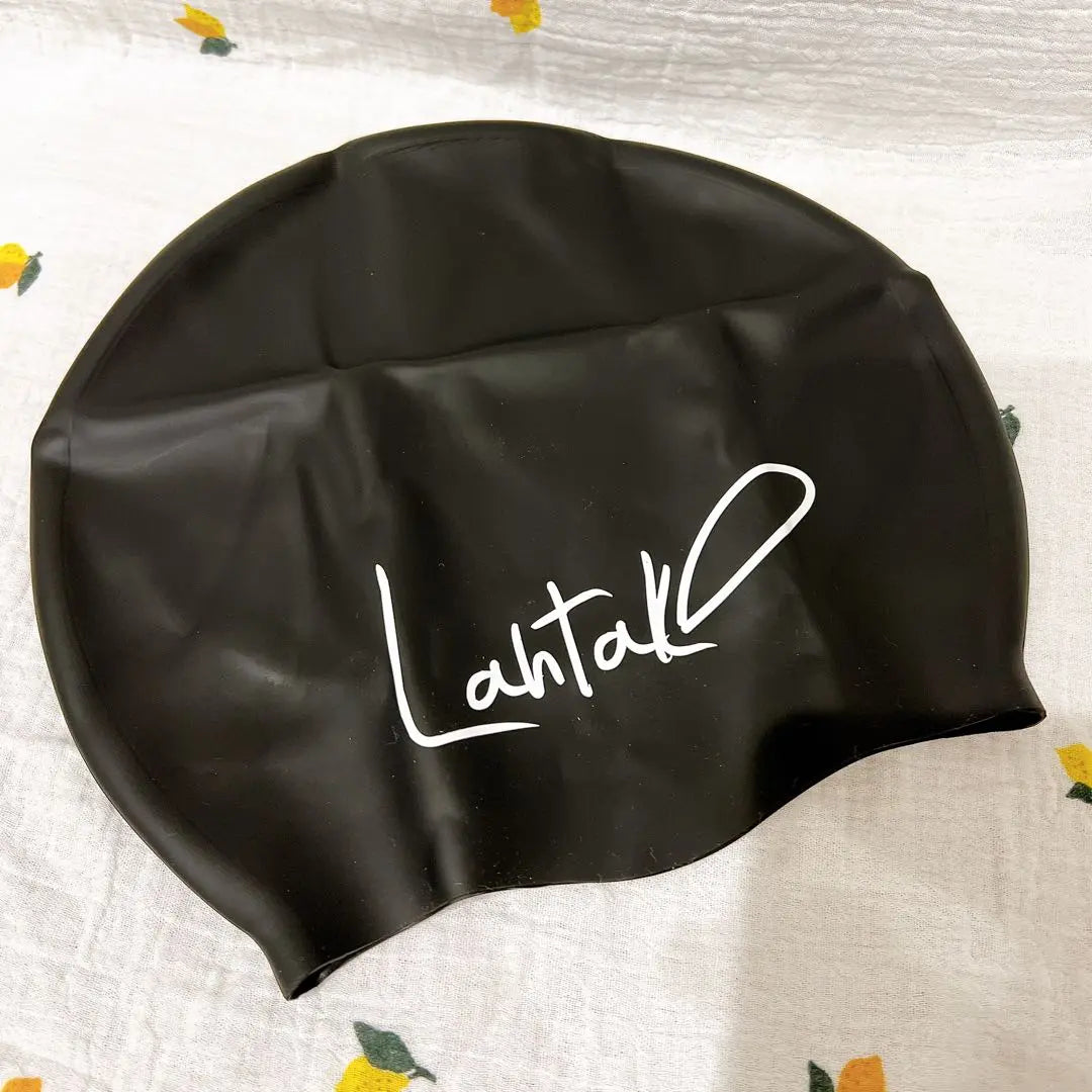 Silicone Swim Cap Black S Size Black