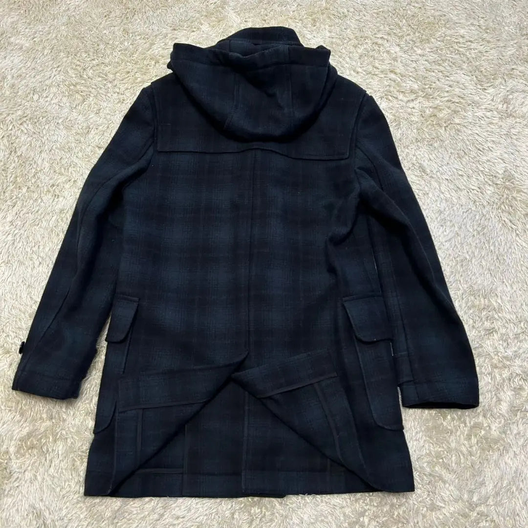 [Beauty] Paul Smith Duffel Coat Green Check Food M size | 【美品】ポールスミス　ダッフルコート　グリーンチェック　フード付き　Mサイズ